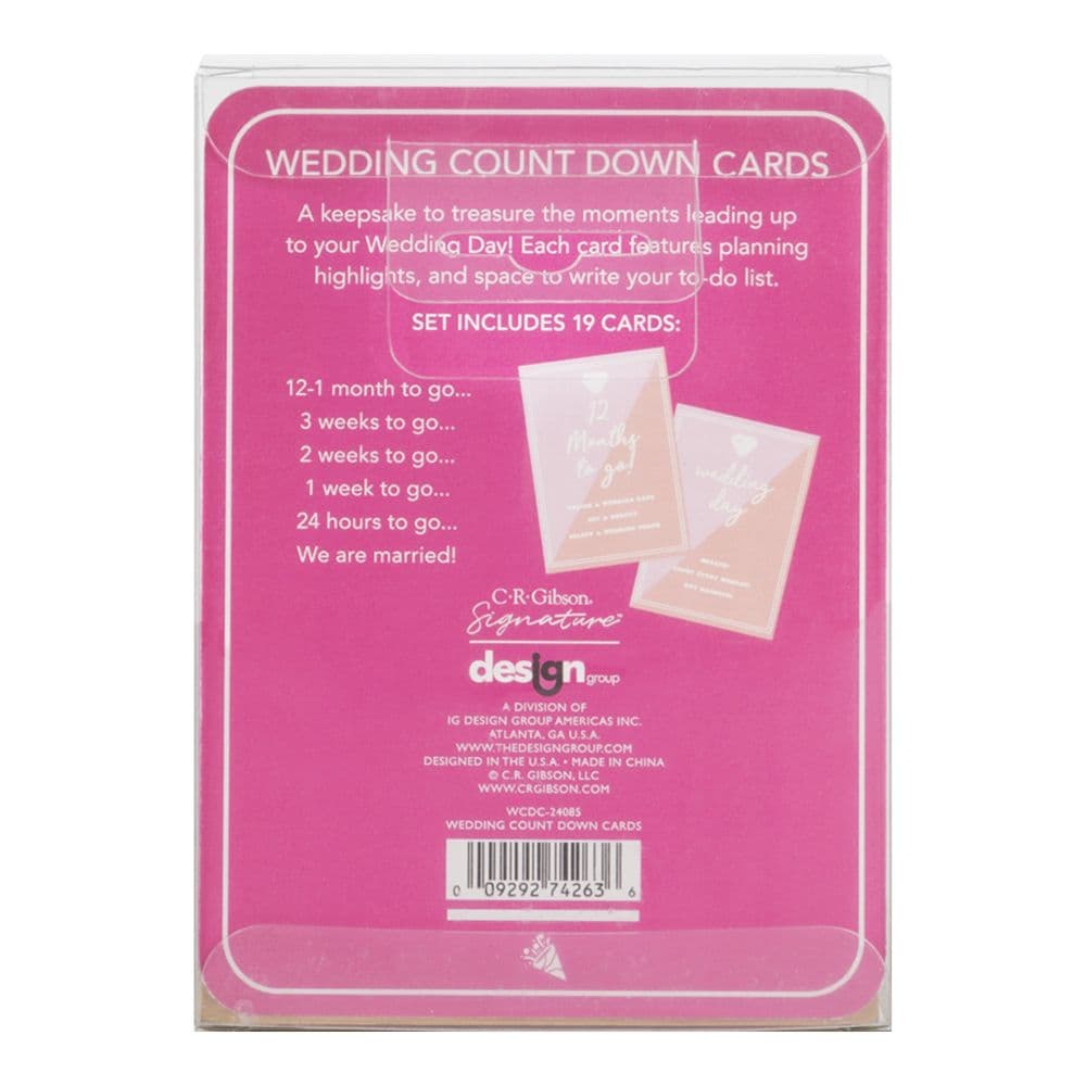 Wedding Count Down Cards
back  Image width="1000" height="1000"