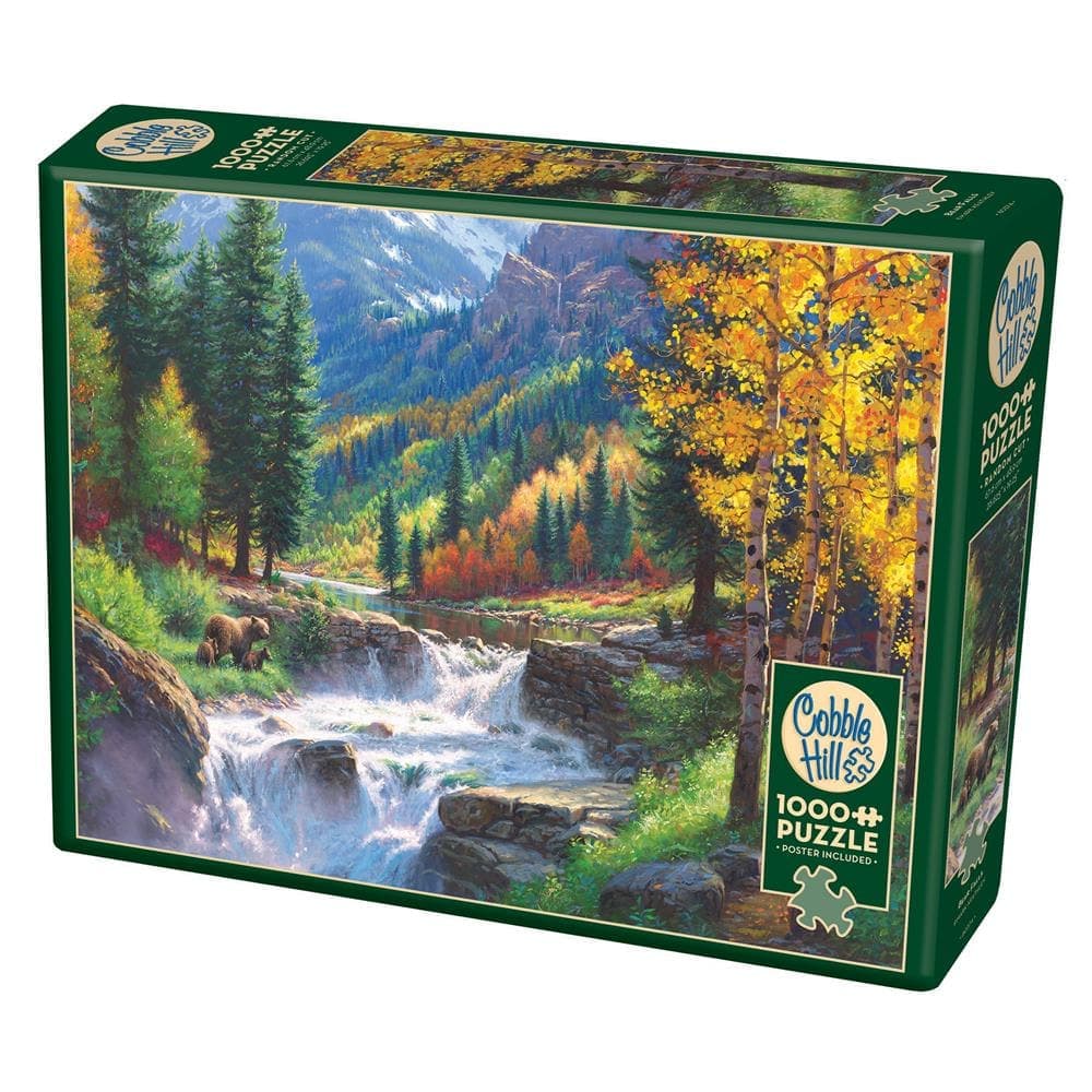 Bear Falls 1000 Piece Puzzle Main Product  Image width=&quot;1000&quot; height=&quot;1000&quot;