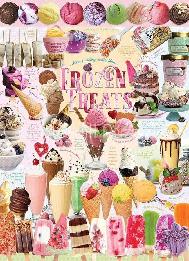 Frozen Treats 1000 Piece Puzzle First Alternate Image  width="1000" height="1000"