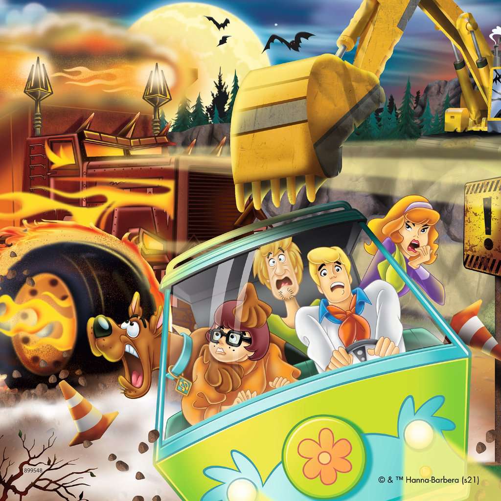 Scooby Doo 3 Night Fright 3 in 1 49 Piece Puzzle Set Ages 5 and Up 4th Product Detail  Image width=&quot;1000&quot; height=&quot;1000&quot;