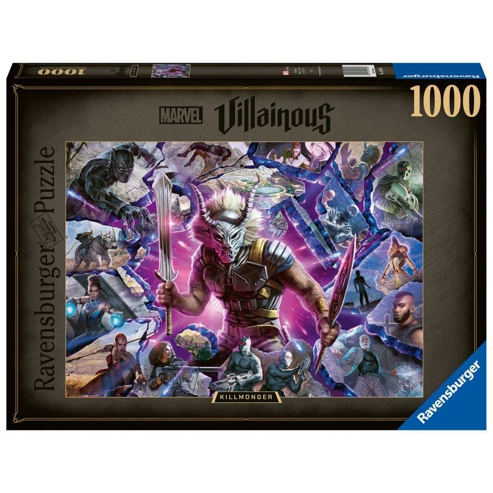 Marvel Villainous Killmonger 1000 Piece Puzzle Main Product  Image width="1000" height="1000"