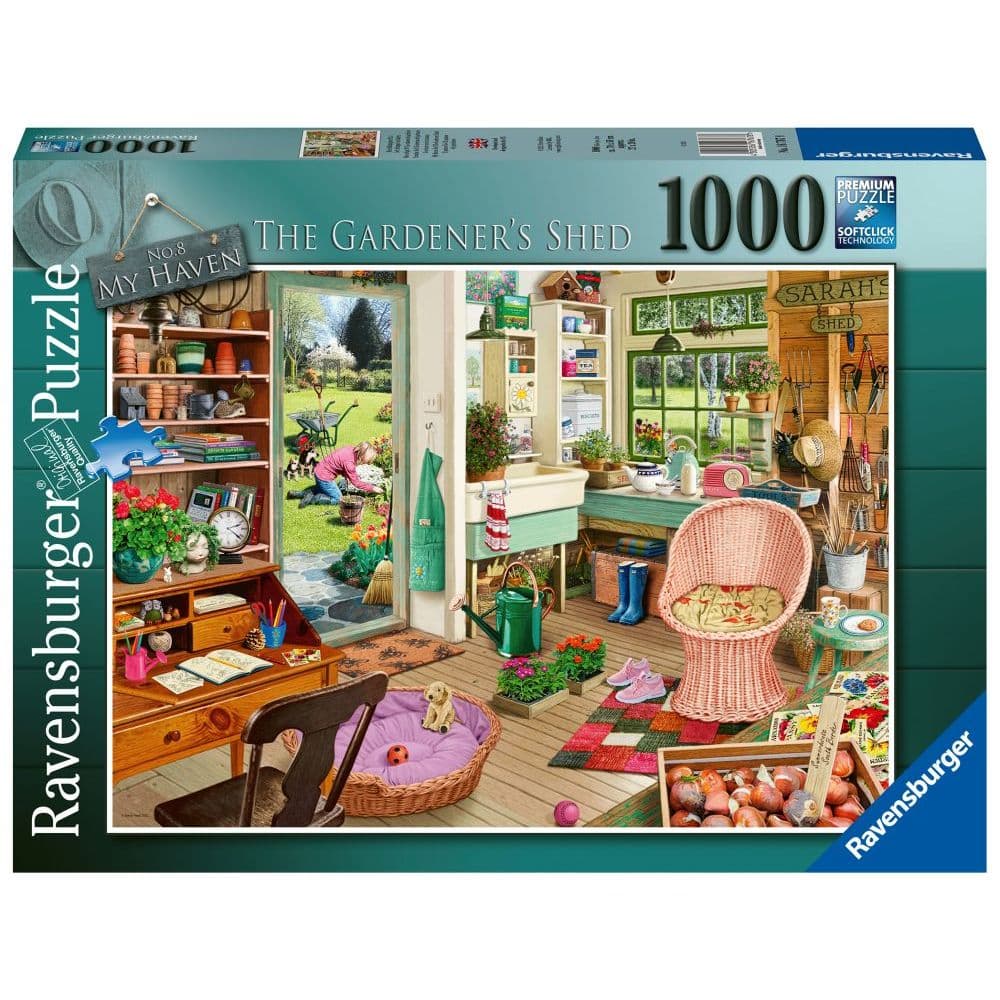 Garden Shed 1000 Piece Puzzle Main Product  Image width="1000" height="1000"