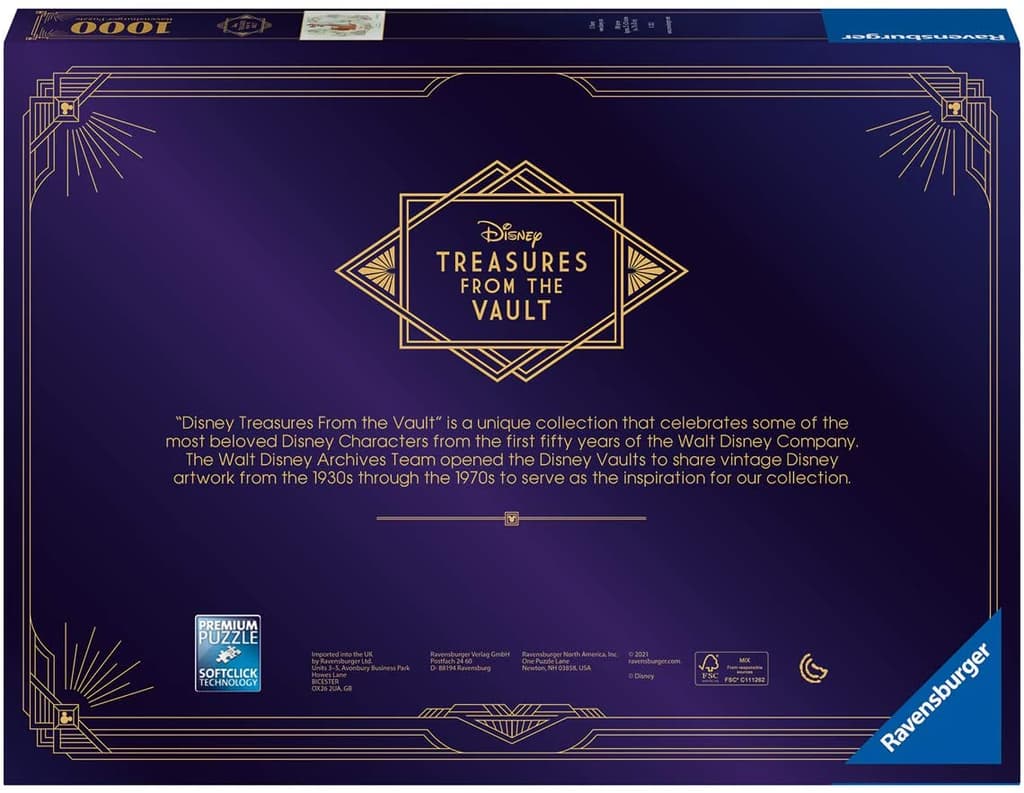 Disney Vault Lady and Tramp 1000 Piece Puzzle 6th Product Detail  Image width=&quot;1000&quot; height=&quot;1000&quot;