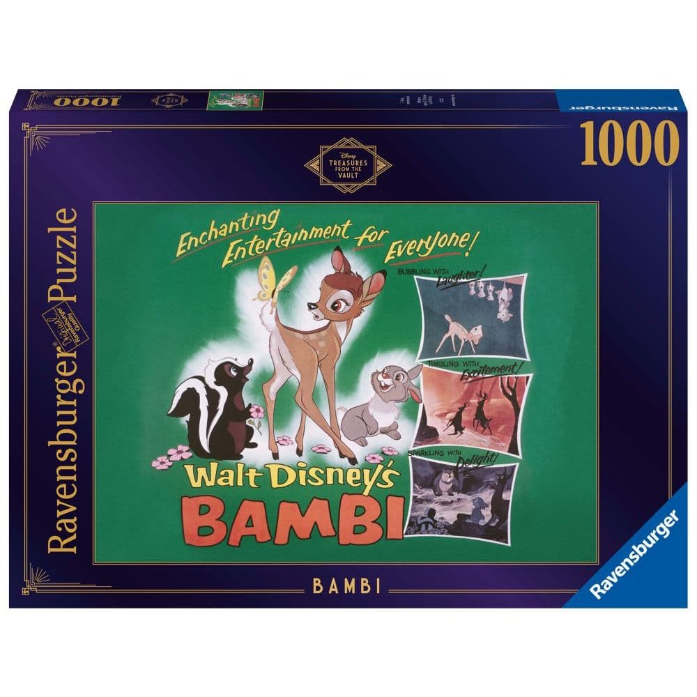 Disney Vault Bambi 1000 Piece Puzzle Main Product  Image width=&quot;1000&quot; height=&quot;1000&quot;