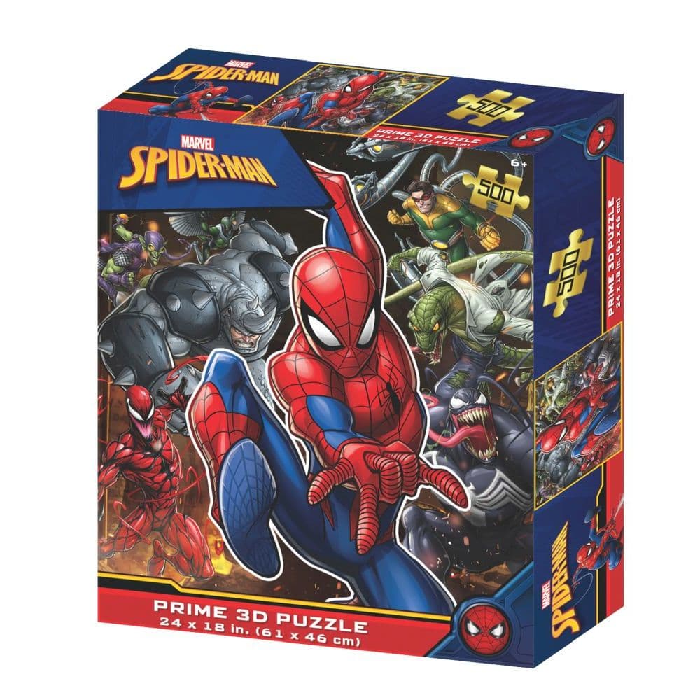 Marvel Spiderman 500 Piece Puzzle Main Product Image