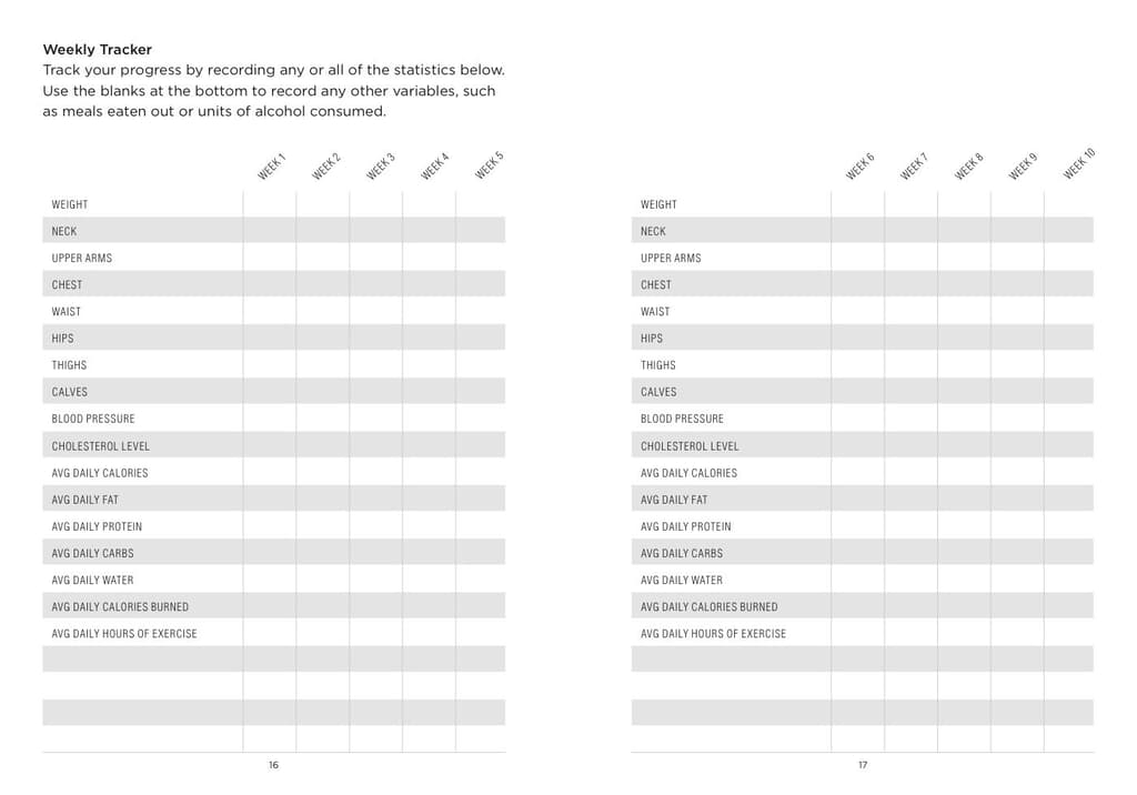 Food and Fitness Journal Log 5th Product Detail  Image width="1000" height="1000"