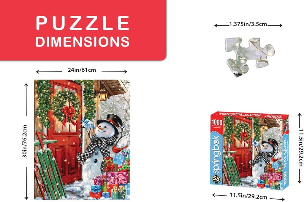 Delivering Gifts 1000 Piece Puzzle 2nd Product Detail  Image width=&quot;1000&quot; height=&quot;1000&quot;