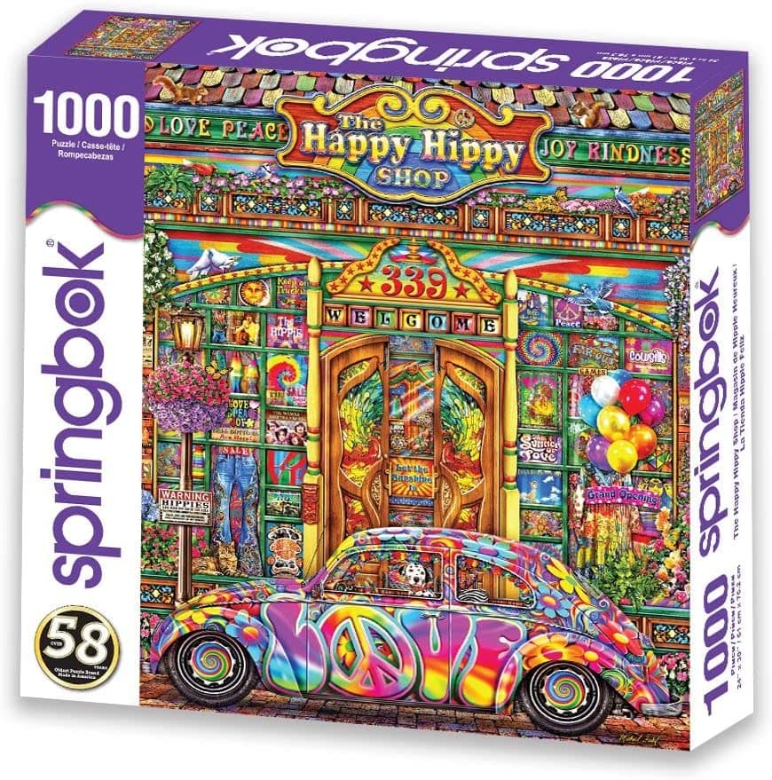 Happy Hippy Shop 1000 Piece Puzzle Main Product  Image width=&quot;1000&quot; height=&quot;1000&quot;