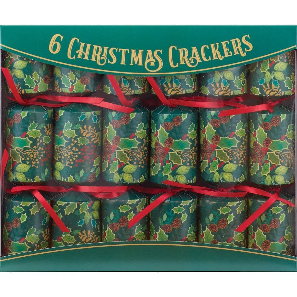 Seasonal Greens 8 Inch Holiday Crackers