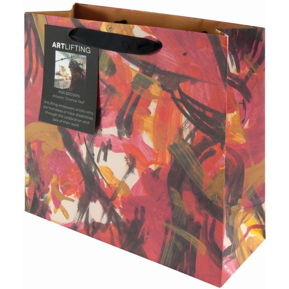 Oriental Red Medium Square Gift Bag 2nd Product Detail  Image width=&quot;1000&quot; height=&quot;1000&quot;