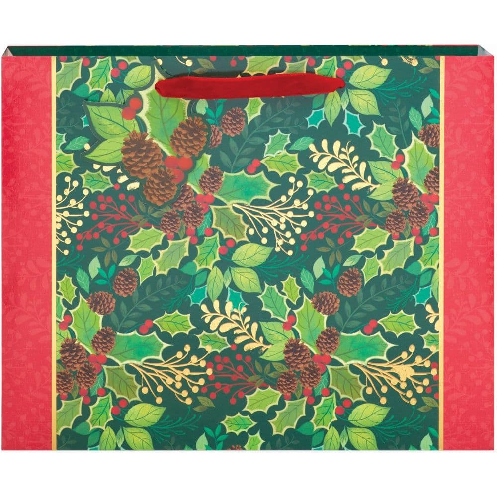 Seasonal Greens Large Vogue Gift Bag 2nd Product Detail  Image width=&quot;1000&quot; height=&quot;1000&quot;
