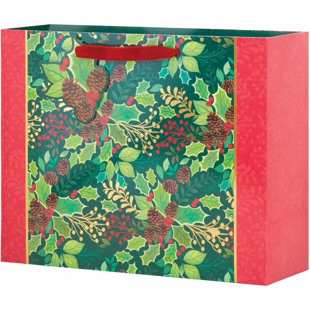 Seasonal Greens Large Vogue Gift Bag 3rd Product Detail  Image width=&quot;1000&quot; height=&quot;1000&quot;