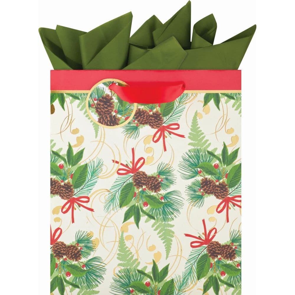 Holiday Corsage Medium Gift Bag Main Product  Image width=&quot;1000&quot; height=&quot;1000&quot;