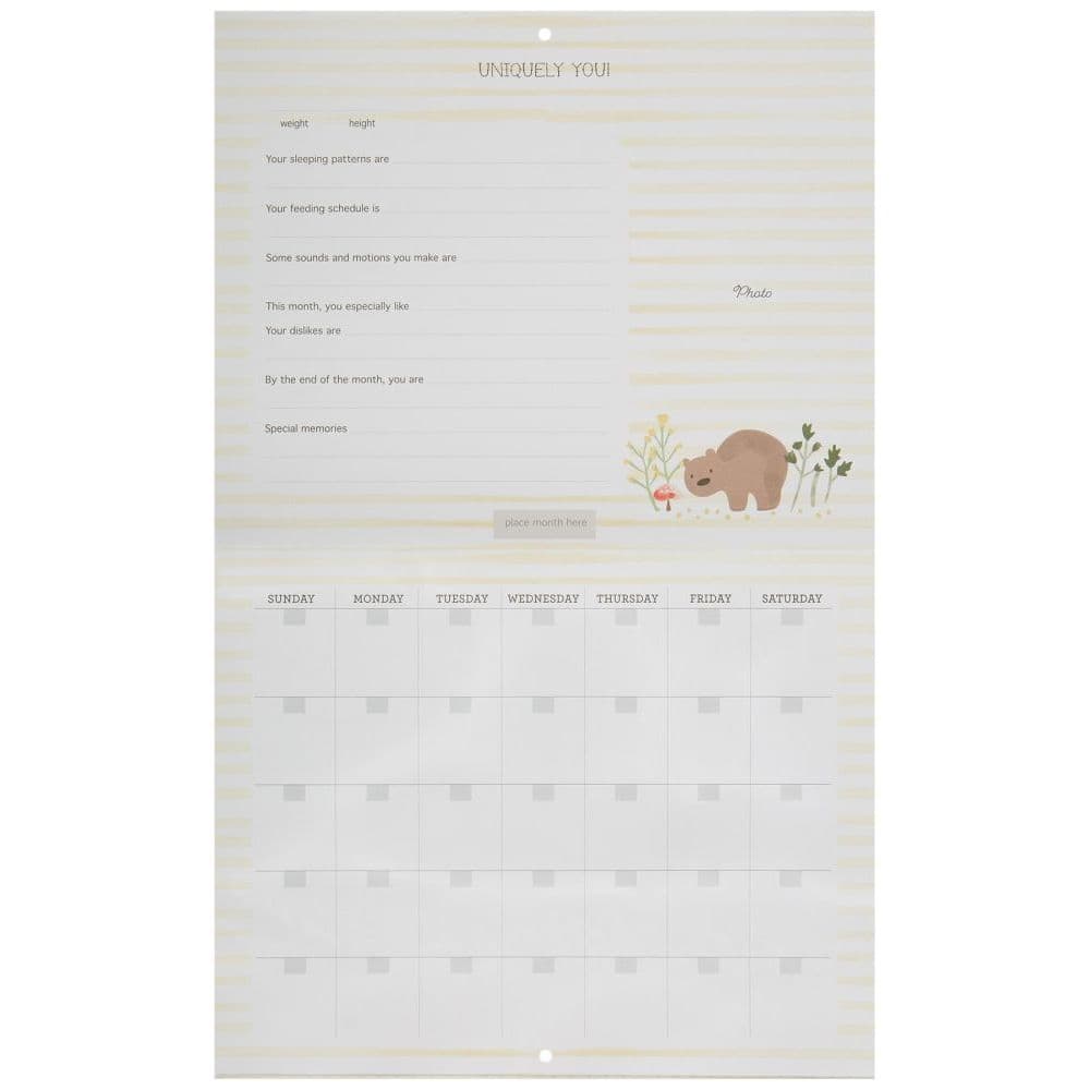 Woodland Babys First Year Calendar 2nd Product Detail  Image width=&quot;1000&quot; height=&quot;1000&quot;