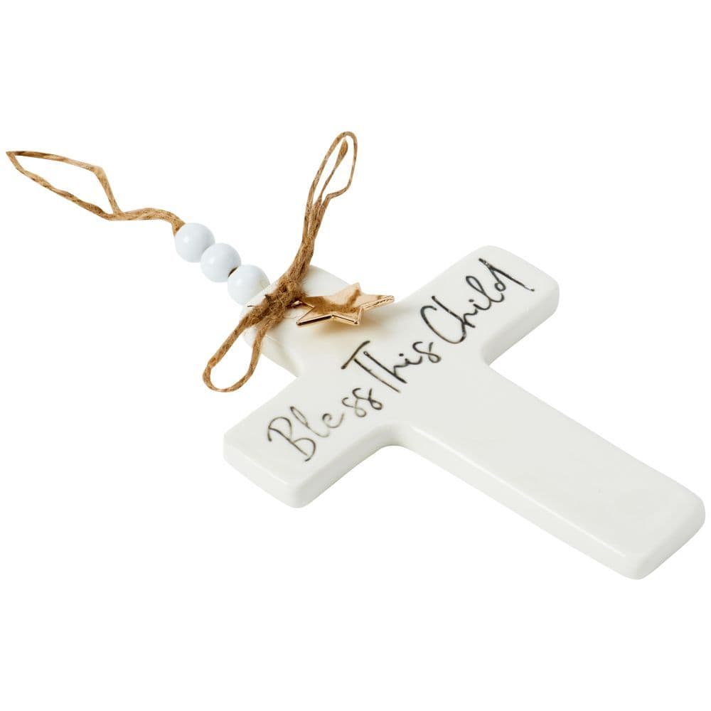 Little Blessings Ceramic Cross with Charm 3rd Product Detail  Image width=&quot;1000&quot; height=&quot;1000&quot;