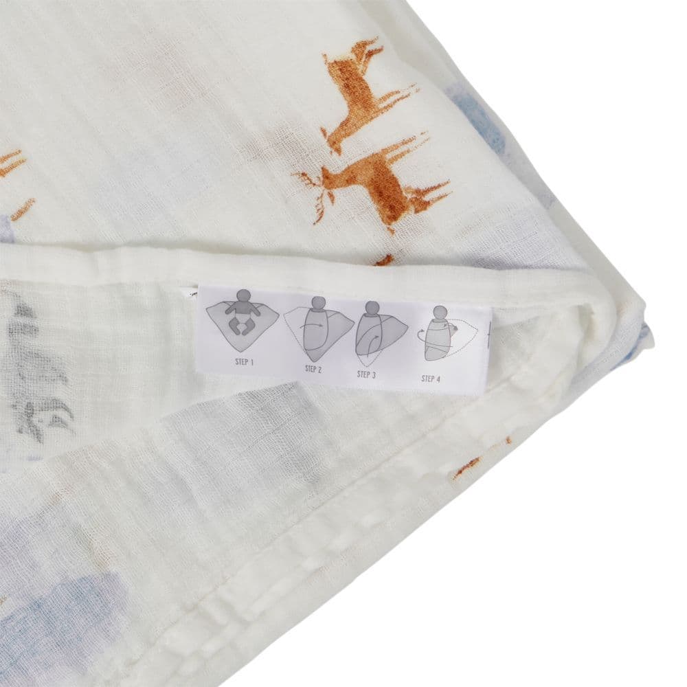 Woodland Muslin Swaddle Book 6th Product Detail  Image width=&quot;1000&quot; height=&quot;1000&quot;