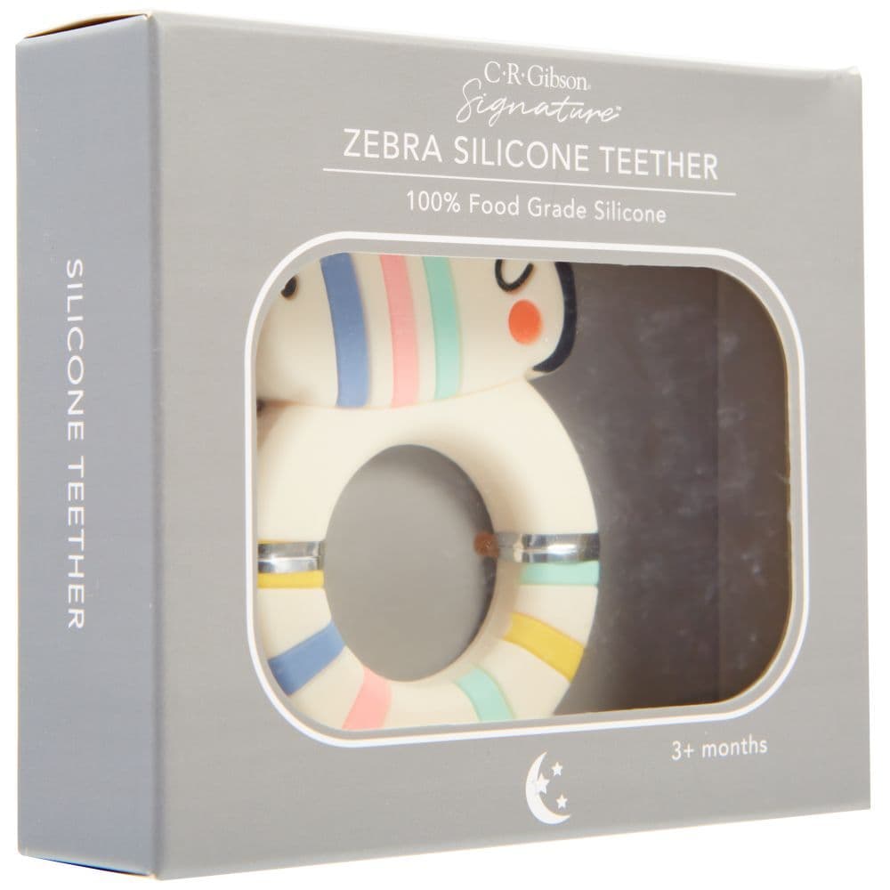 Silicone Teether Zebra 5th Product Detail  Image width="1000" height="1000"