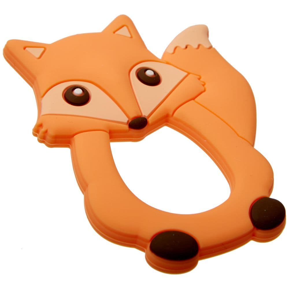 Silicone Teether Fox Main Product  Image width="1000" height="1000"