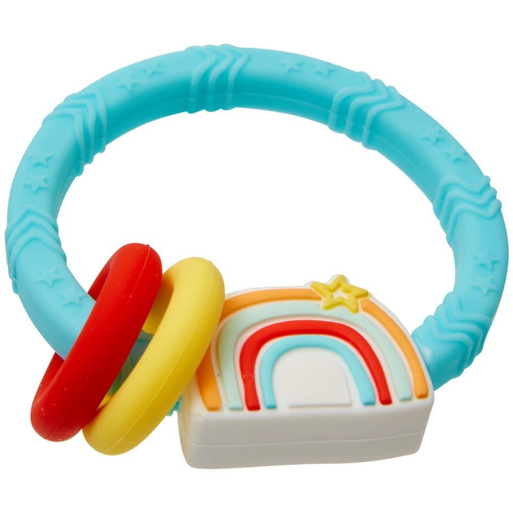 Silicone Teether Rainbow Ring Main Product  Image width="1000" height="1000"