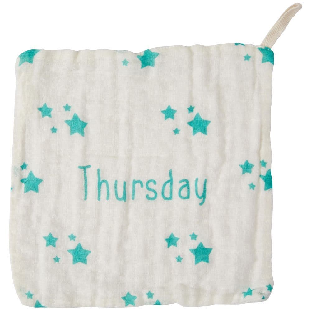 Sunshine Days Of The Week Washcloths 6th Product Detail  Image width="1000" height="1000"