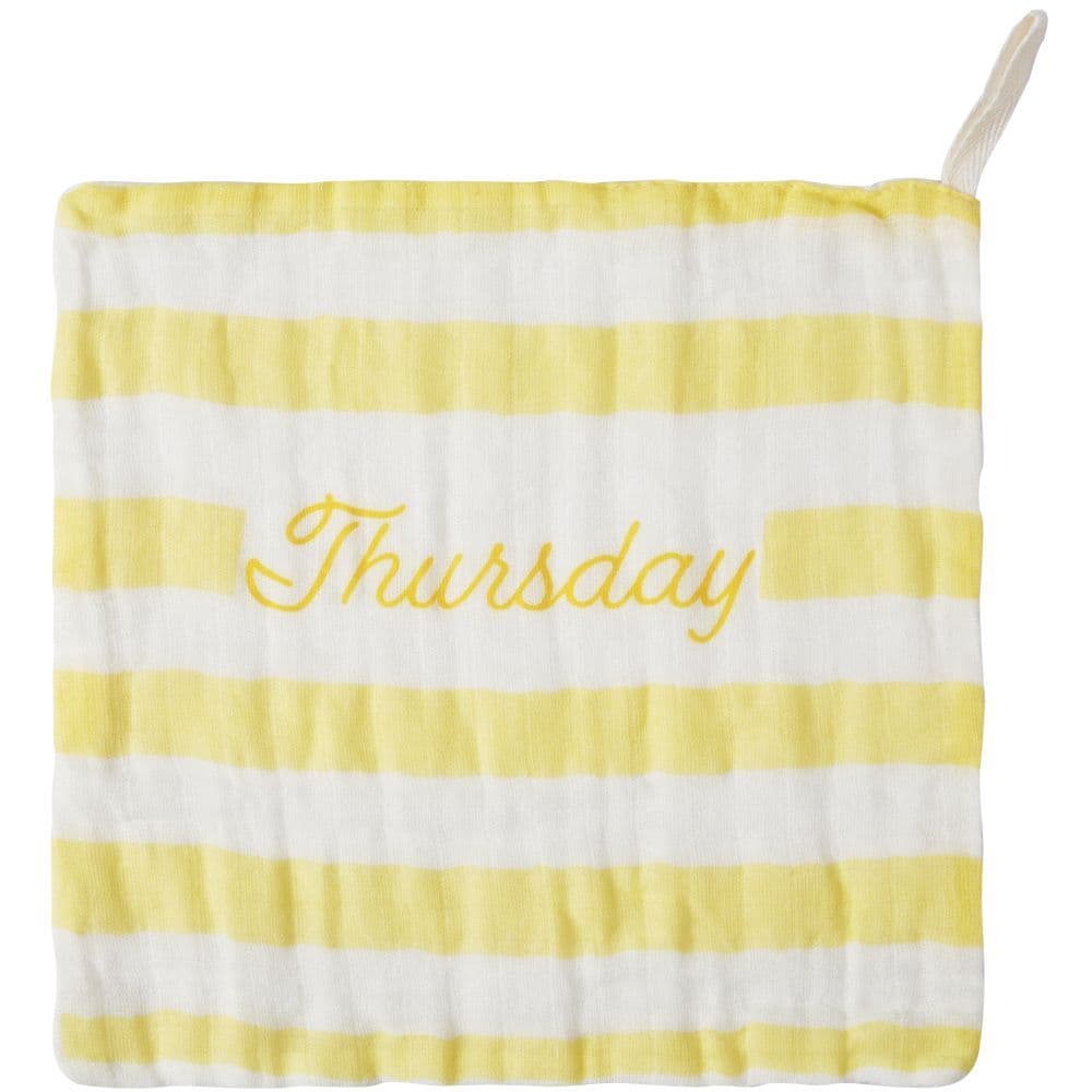 Woodland Days Of The Week Washcloths 4th Product Detail  Image width="1000" height="1000"