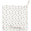 image Woodland Days Of The Week Washcloths 6th Product Detail  Image width="1000" height="1000"