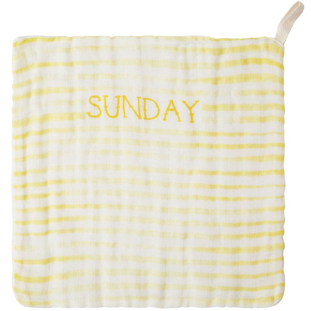 Woodland Days Of The Week Washcloths 8th Product Detail  Image width="1000" height="1000"