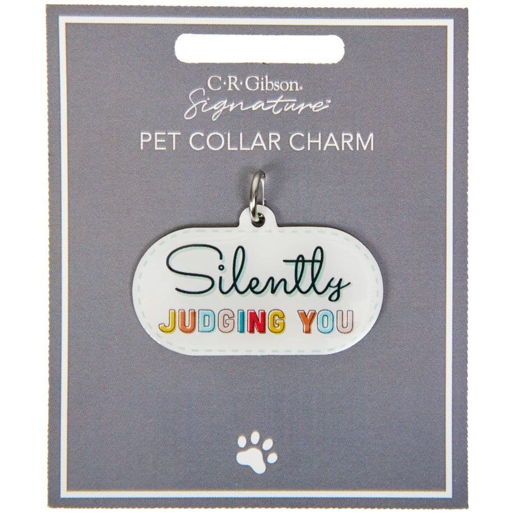 Silently Judging You Dog Collar Charm 3rd Product Detail  Image width=&quot;1000&quot; height=&quot;1000&quot;