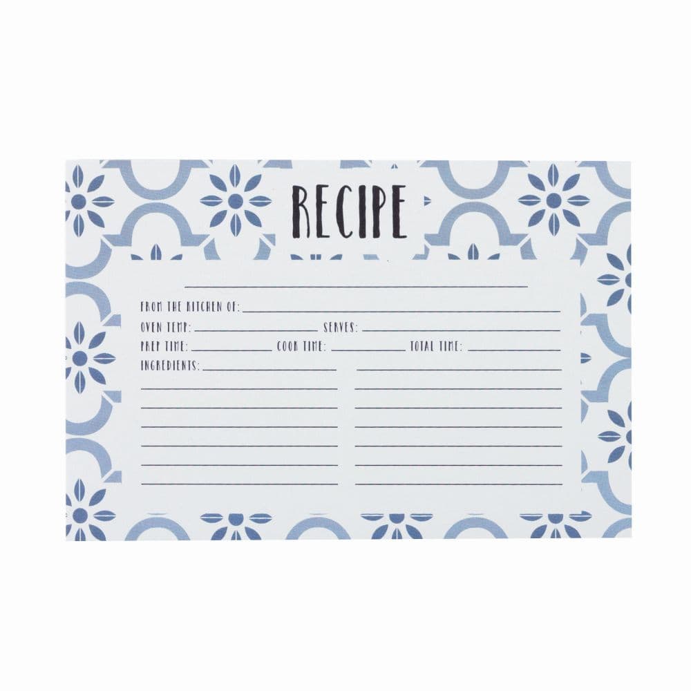 True Blue Recipe Cards Main Product  Image width="1000" height="1000"