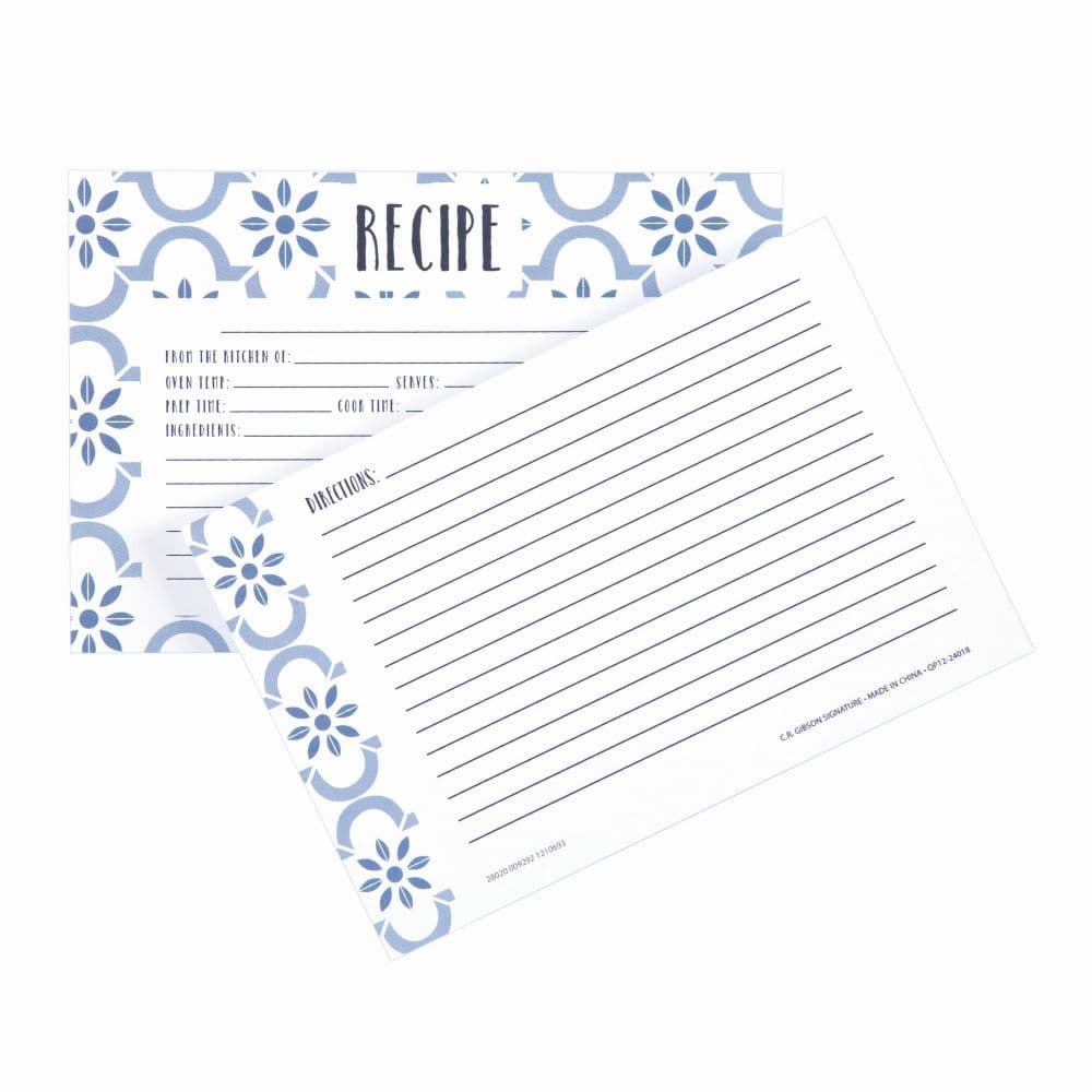 True Blue Recipe Cards 2nd Product Detail  Image width="1000" height="1000"