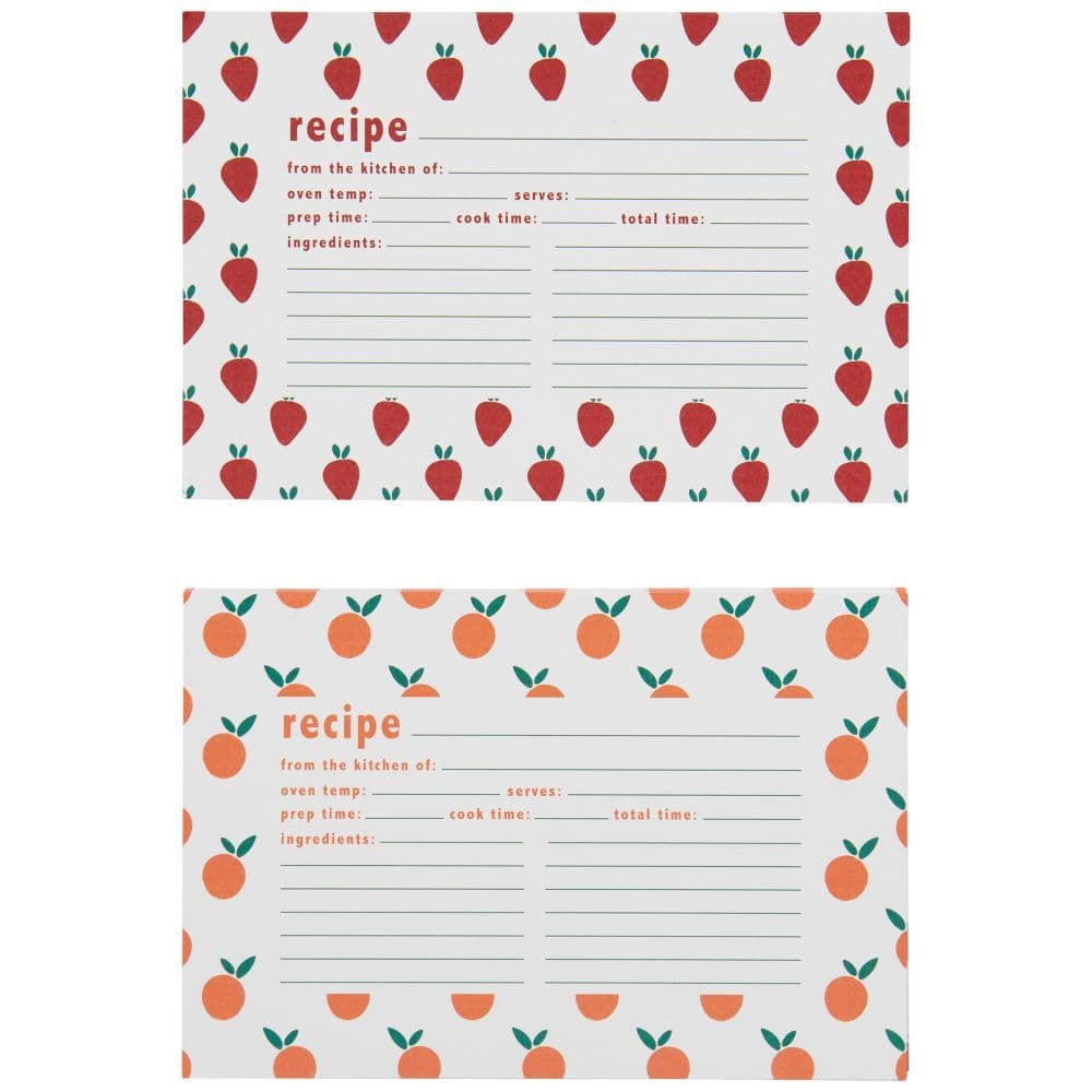 Fruit Recipe Cards 60 Count Main Product  Image width="1000" height="1000"