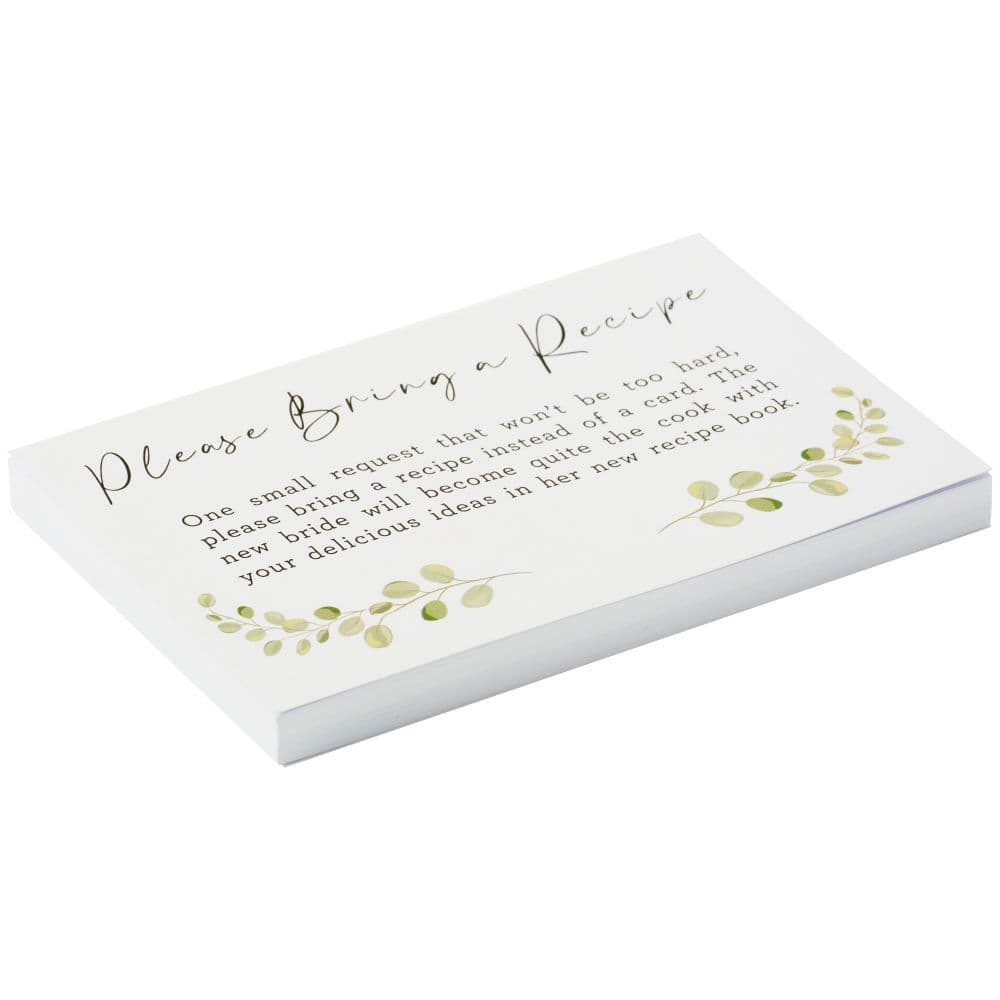 Wedding Shower Recipe Card Set 3rd Product Detail  Image width=&quot;1000&quot; height=&quot;1000&quot;
