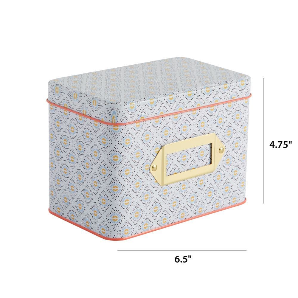 Bloom Tin Recipe Box 5th Product Detail  Image width=&quot;1000&quot; height=&quot;1000&quot;