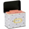 image Night And Day Blush Tin Recipe Box 3rd Product Detail  Image width=&quot;1000&quot; height=&quot;1000&quot;