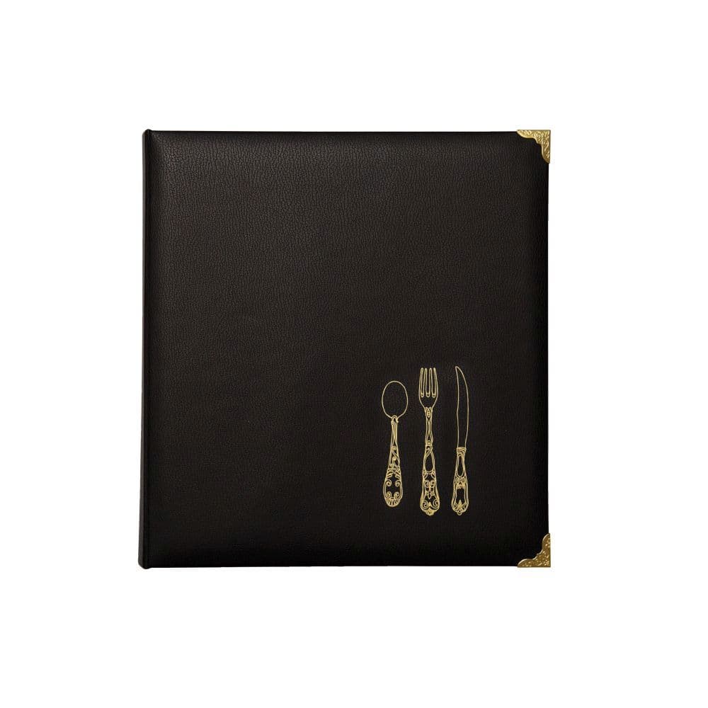 UPC 617390517737 product image for Black Leatherette Recipe Binder | upcitemdb.com