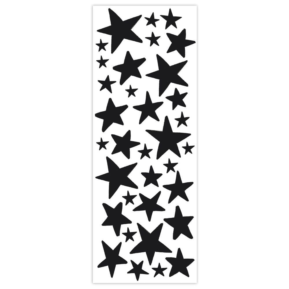 Two Stars With Flames Sticker