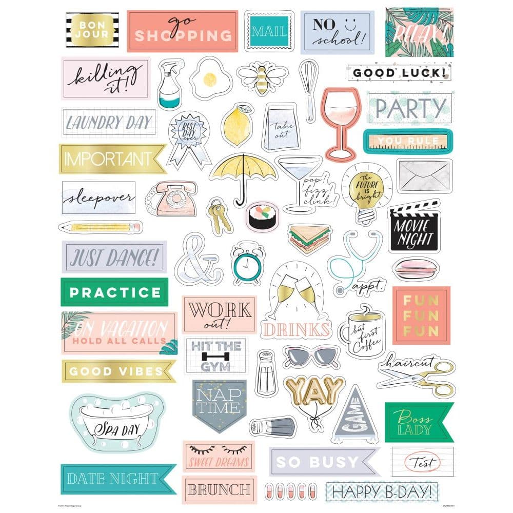 All Day Every Day Planner Stickers Main Product  Image width="1000" height="1000"
