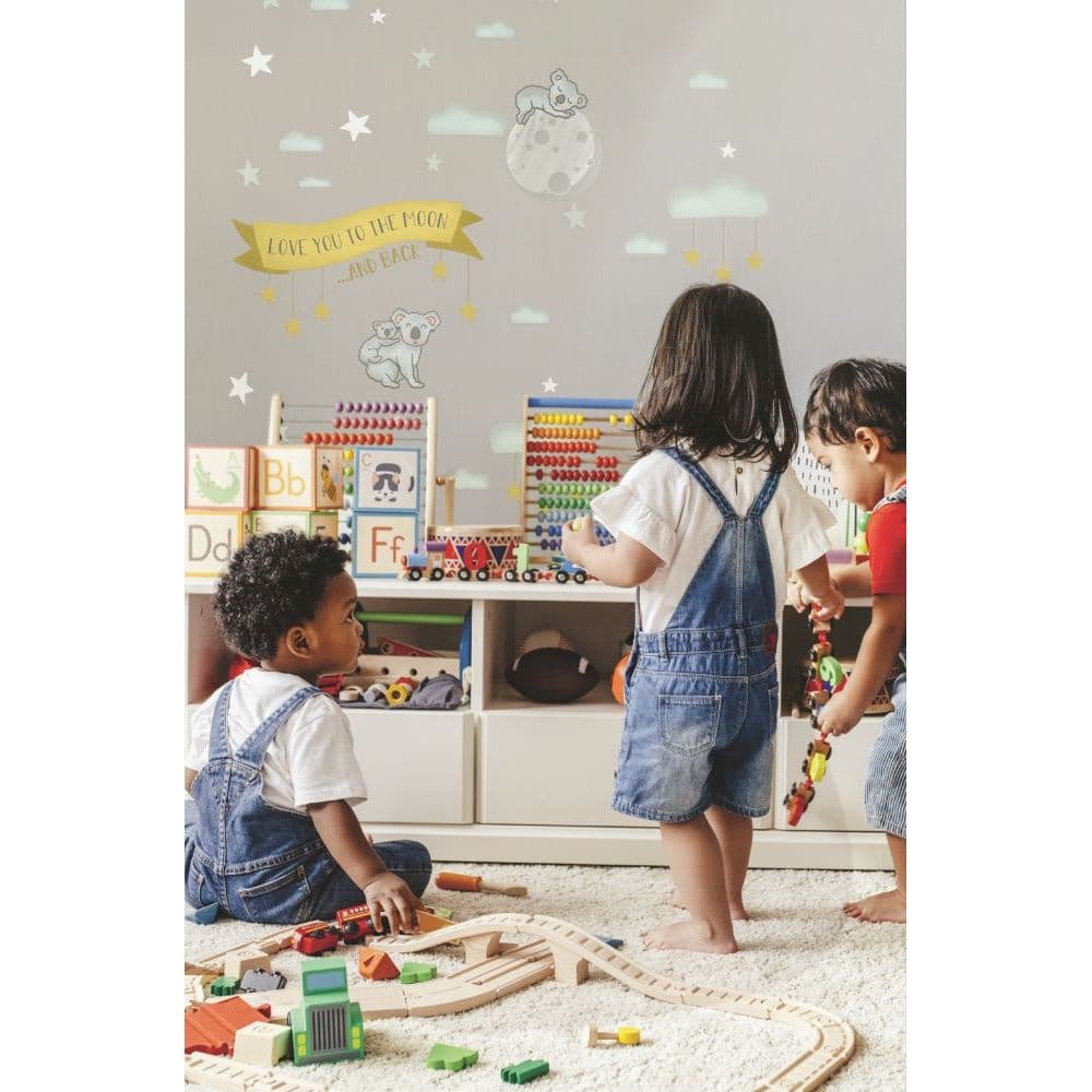 Love You To The Moon Wall Decals 2nd Product Detail  Image width="1000" height="1000"