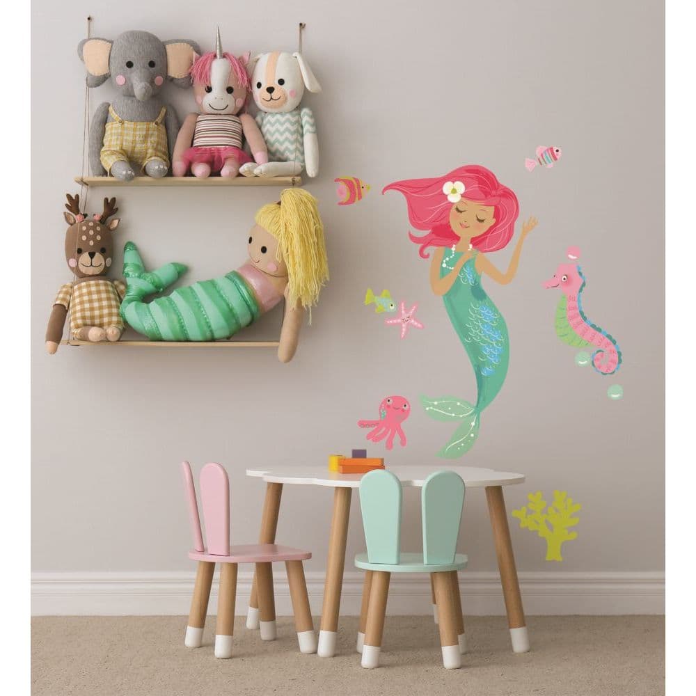 Mermaid Wall Decals 2nd Product Detail  Image width="1000" height="1000"