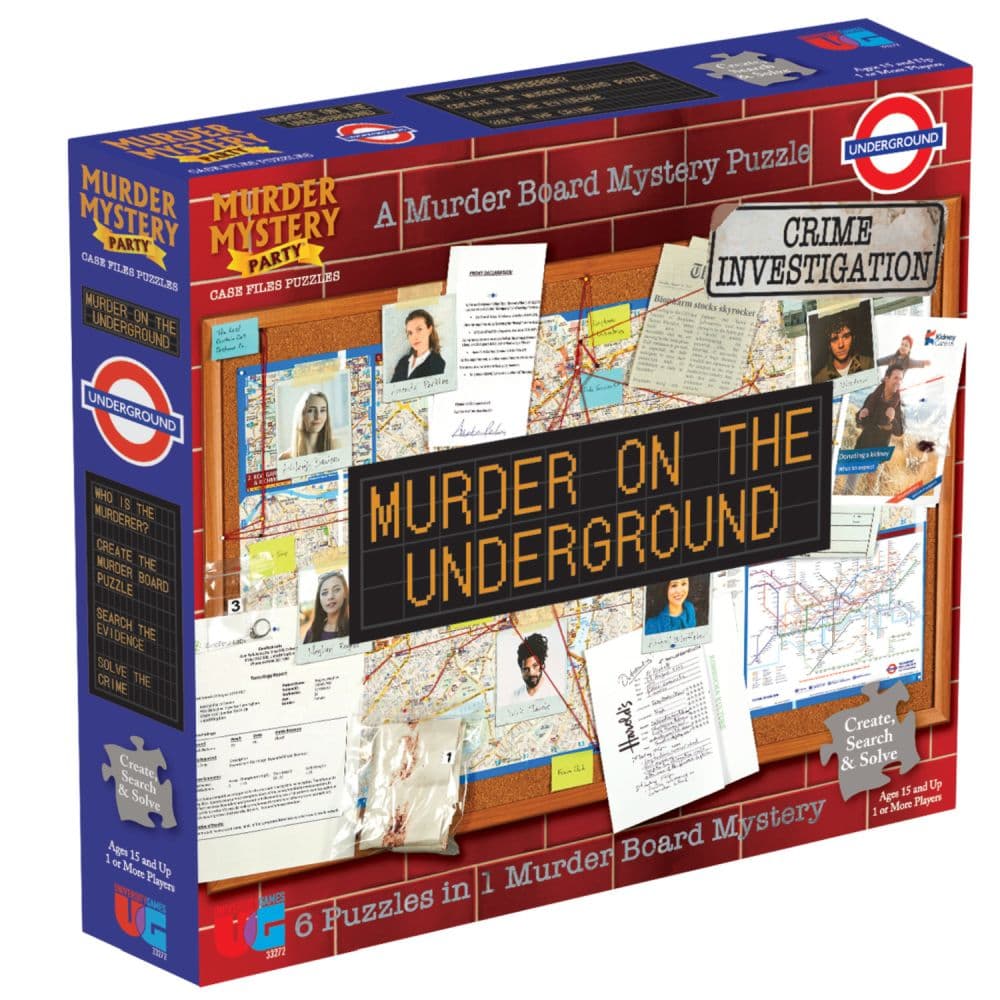 Murder Mystery Party Case Murder on the Underground Game Main Image