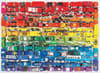 image Rainbow Toy Cars 1000 Piece Puzzle finsihed width="1000" height="1000"