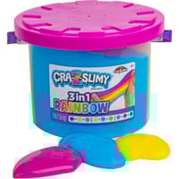 image Cra Z Slimy 3lb Tri Color Rainbow Bucket Main Image