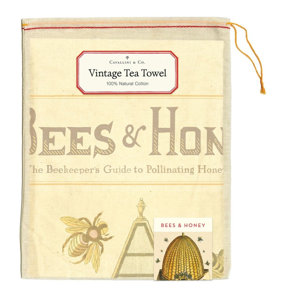 Bees &amp; Honety Tea Towel Front of Bag width=&quot;1000&quot; height=&quot;1000&quot;