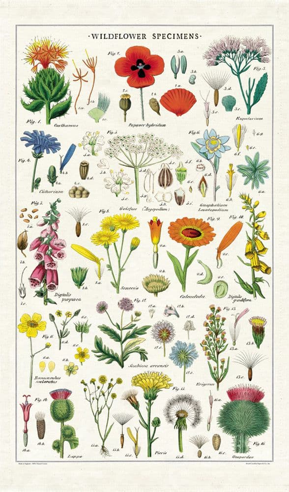 Wildflowers Tea Towel - Calendars.com