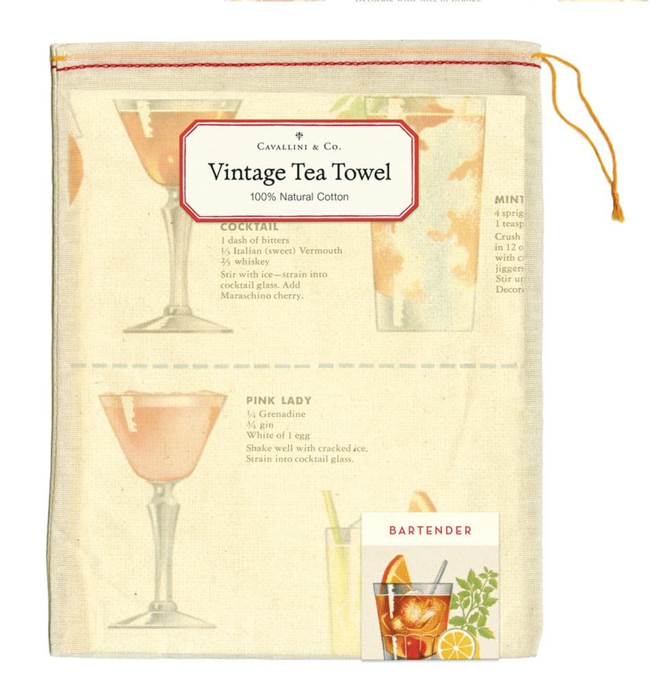 Bartender Tea Towel Front of Bag width="1000" height="1000"
