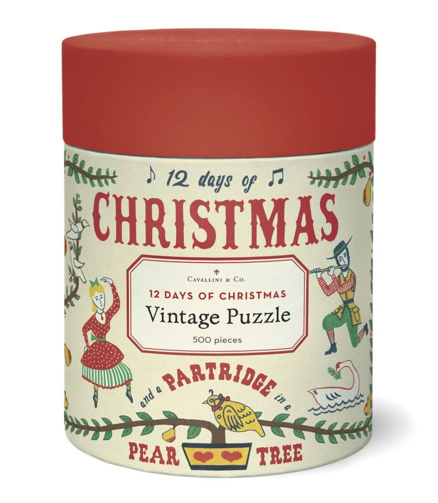 12 Days of Christmas 500 Piece Puzzle width=&quot;1000&quot; height=&quot;1000&quot;