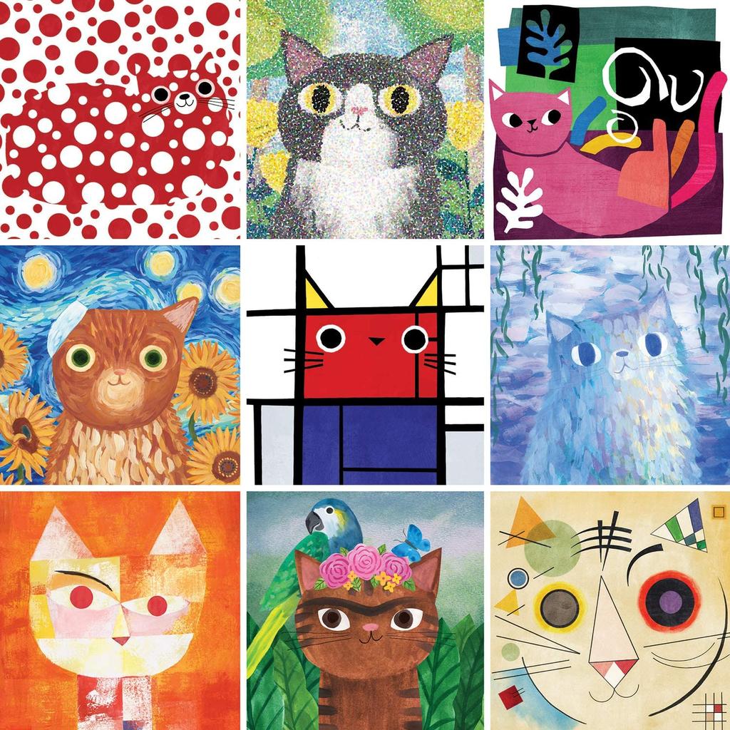 Artsy Cats 500 Piece Family Puzzle Alternate Image  width="1000" height="1000"