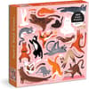 image Yoga for Cats 500 Piece Puzzle width="1000" height="1000"