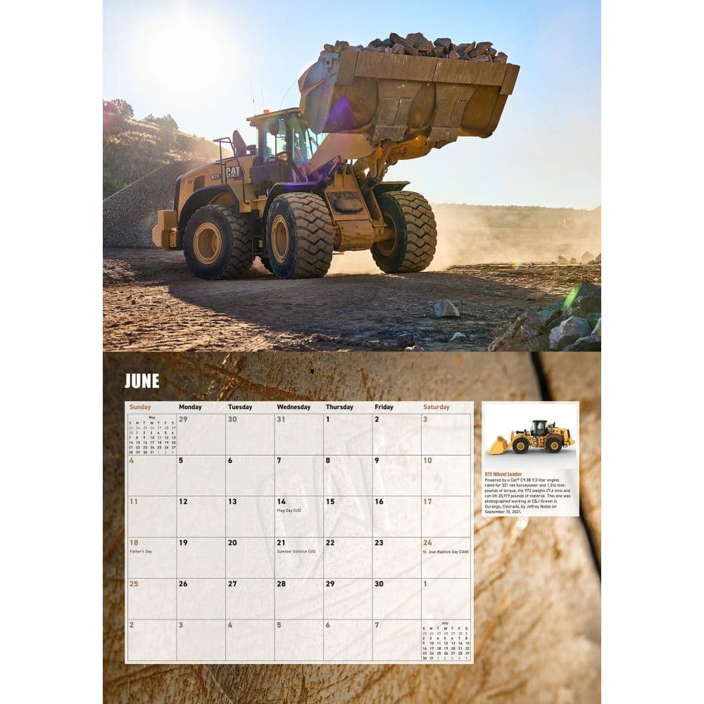 Caterpillar Wall Calendar