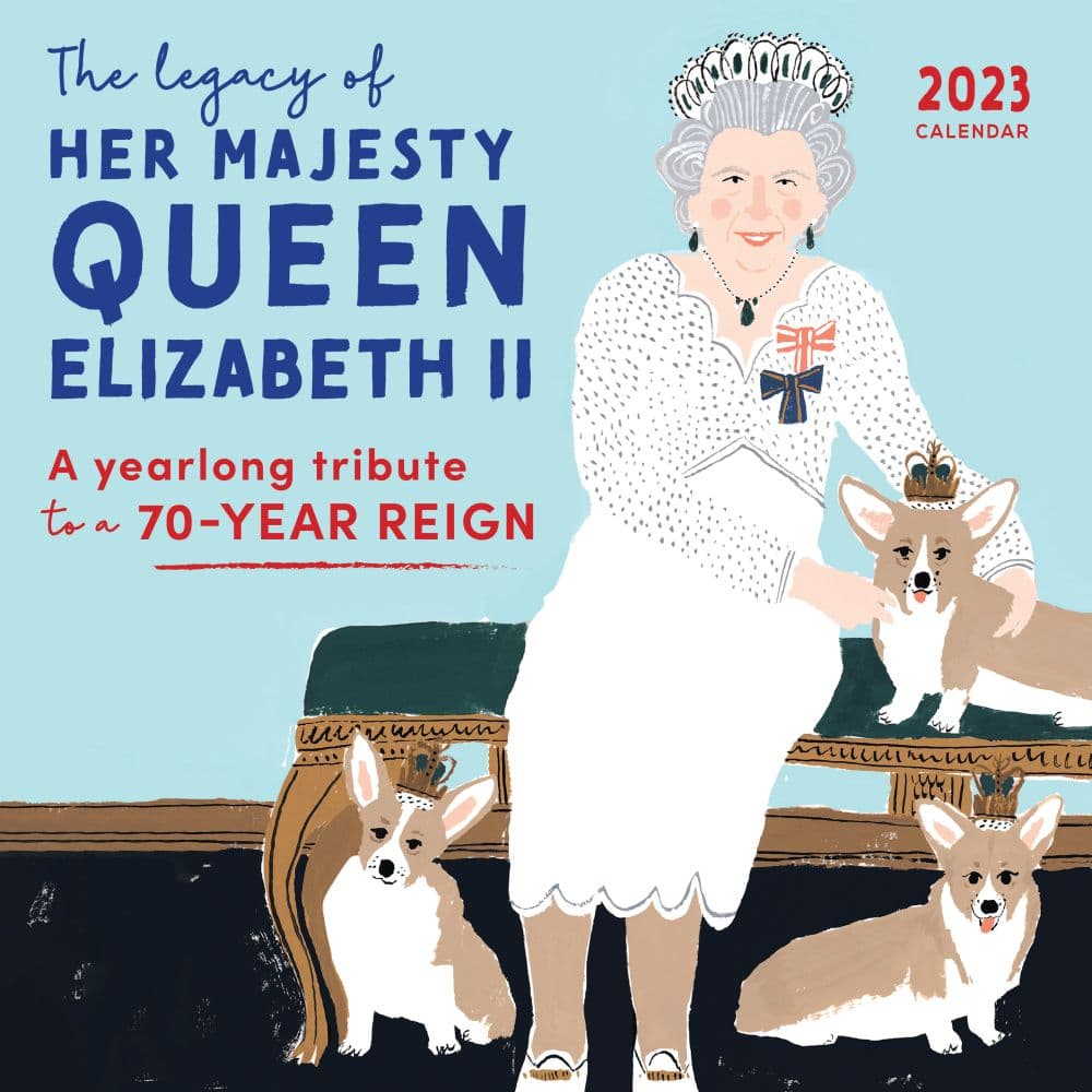 Sourcebooks Legacy of Queen Elizabeth II Wall Calendar